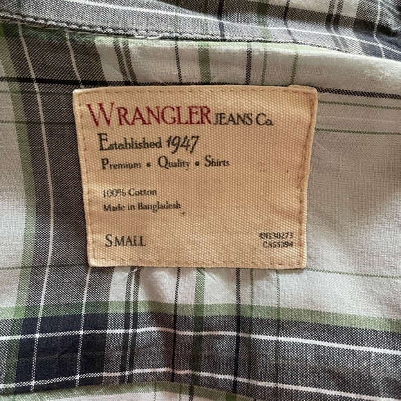 Wrangler Western Plaid Shirt - Picture 3 of 3